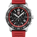Luminox Luminox Pacific Diver Chronograph XS.3155.SET  XS.3155.SET кварцевые мужские часы черный циферблат, браслет каучук — вид спереди