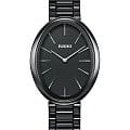 Rado Rado Esenza Ceramic Touch R53093152  R53093152 кварцевые женские часы  черный циферблат, браслет керамика — вид спереди