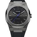 D1 Milano D1 Milano Automatico ATRJ11  ATRJ11 механические мужские часы черный циферблат, браслет каучук — вид спереди