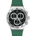 Swatch Swatch I New Chrono YVS525  YVS525 кварцевые женские часы черный циферблат, браслет резина — вид спереди