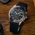 Casio Casio Edifice EFR-526L-2CVUDF (EFR-526L-2C) кварцевые мужские часы часы крупный план синий циферблата