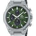 Casio Casio Edifice EFS-S570D-3A EFS EFS-S570D-3A кварцевые мужские часы зеленый циферблат, браслет нержавеющая сталь — вид спереди