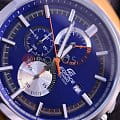 Casio Casio Edifice EFV-520L-2A, edifice япония мужские часы на браслете кожаный боковой вид