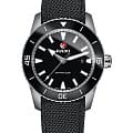 Rado Rado Captain Cook Automatic R32501156 Automatic R32501156 механические мужские часы  черный циферблат, браслет тканевый — вид спереди
