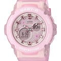 Casio Casio Baby-G BGA-270FL-4A  BGA-270FL-4A кварцевые женские часы розовый циферблат, браслет пластик — вид спереди
