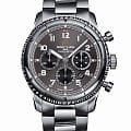 Breitling Breitling Aviator 8 B01 Chronograph 43 AB0119131B1A1  AB0119131B1A1 механические мужские часы  антрацитовый циферблат, браслет нержавеющая сталь — вид спереди