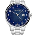 Adriatica Adriatica Chronograph A8308.5125A  A8308.5125A механические мужские часы  синий циферблат, браслет нержавеющая сталь — вид спереди