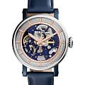 Fossil Fossil Original Boyfriend Automatic ME3136  ME3136 механические женские часы  синий циферблат, браслет кожаный — вид спереди