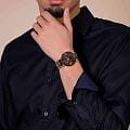 Rado Rado Centrix Chronograph R30212302 кварцевые мужские часы часы крупный план коричневый циферблата