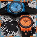 Maurice Lacroix Maurice Lacroix Aikon Tide AI2008-50050-300-0 кварцевые мужские часы часы, крупный план оранжевый циферблат