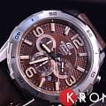 Casio Casio Edifice EFR-538L-5A, edifice япония мужские часы на браслете кожа + текстиль боковой вид