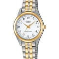 Casio Casio Collection LTP-1129G-7B  LTP-1129G-7B кварцевые женские часы белый циферблат, браслет нержавеющая сталь с ip-покрытием — вид спереди
