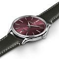 Hamilton Hamilton Thinline Auto H38525771  швейцарские мужские часы на браслете кожаный боковой вид