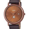 Casio Casio Collection MTP-B125RL-5A  MTP-B125RL-5A кварцевые мужские часы  коричневый циферблат, браслет кожаный — вид спереди
