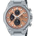 Casio Casio Edifice EFS-S570D-5A EFS EFS-S570D-5A кварцевые мужские часы оранжевый циферблат, браслет нержавеющая сталь — вид спереди