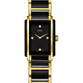 Rado Rado Integral R20845712  R20845712 кварцевые женские часы  черный циферблат, браслет высокотехнологичная керамика + титан — вид спереди