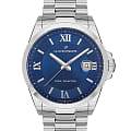 Jacques Philippe Jacques Philippe Solis JPQGS231336  JPQGS231336 кварцевые мужские часы синий циферблат, браслет нержавеющая сталь — вид спереди