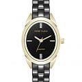 Anne Klein Anne Klein Ceramic 5182BKGB  5182BKGB кварцевые женские часы черный циферблат, браслет керамика — вид спереди