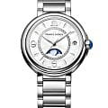 Maurice Lacroix Maurice Lacroix FIABA Date FA1084-SS002-170-1  FA1084-SS002-170-1 кварцевые женские часы  белый циферблат, браслет нержавеющая сталь — вид спереди
