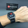 Casio Casio G-Shock GM-5600B-1 электронные мужские часы часы крупный план черный циферблата