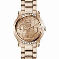 Guess Guess Trend GW0861L3  GW0861L3 кварцевые женские часы золотой циферблат, браслет нержавеющая сталь с ip-покрытием — вид спереди