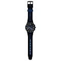 Swatch Swatch Chrono 42 Standard SUSB406 кварцевые мужские часы часы крупный план черный циферблата