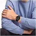 Swatch Swatch Big Bold Chrono SB02B400 кварцевые мужские часы часы, крупный план черный циферблат