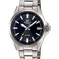 Casio Casio Edifice EFV-110D-1A EFV EFV-110D-1A кварцевые мужские часы черный циферблат, браслет нержавеющая сталь — вид спереди