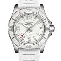 Breitling Breitling Superocean Automatic 36 A17316D21A1S1  A17316D21A1S1 механические женские часы белый циферблат, браслет каучук — вид спереди