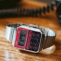 Casio Casio Vintage CA-500WE-4BDF (CA-500WE-4B) женские часы  циферблат на запястье