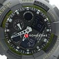 Casio Casio G-Shock GA-100L-1A, g-shock япония мужские часы на браслете пластик боковой вид