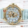 Philipp Plein Philipp Plein The Skull PWNAA1223 кварцевые женские часы часы крупный план синий циферблата