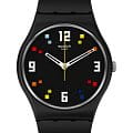 Swatch Swatch Gent Biosourced Standard SO28B705  SO28B705 кварцевые женские часы  черный циферблат, браслет силикон — вид спереди