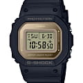 Casio Casio G-Shock GMD-S5600-1  GMD-S5600-1 электронные мужские часы  золотой циферблат, браслет пластик — вид спереди
