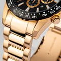 Jacques Lemans Jacques Lemans Sport 1-2140i  австрийские мужские часы на браслете нержавеющая сталь с pvd-покрытием боковой вид