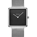 Obaku Obaku Mesh V236LXUUMU  V236LXUUMU кварцевые женские часы черный циферблат, браслет нержавеющая сталь — вид спереди