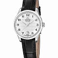 Jaguar Jaguar Essentia J1046/1  J1046/1 кварцевые женские часы  серебристый циферблат, браслет кожаный — вид спереди