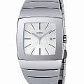 Rado Rado Sintra R13720122  R13720122 кварцевые мужские часы серебристый циферблат, браслет керамика — вид спереди