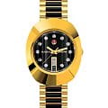 Rado Rado The Original Automatic R12413614 Automatic R12413614 механические мужские часы  черный циферблат, браслет нержавеющая сталь с pvd-покрытием — вид спереди