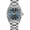 Hamilton Hamilton Jazzmaster Performer Auto H36235140  H36235140 механические мужские часы синий циферблат, браслет нержавеющая сталь — вид спереди