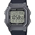 Casio Casio Illuminator W-800HM-7A  W-800HM-7AVEF кварцевые мужские часы серый циферблат, браслет пластик — вид спереди