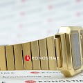 Casio A100WEG-9AEF мужские часы застежка крупным планом