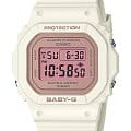 Casio Casio Baby-G BGD-565SC-4DR (BGD-565SC-4)  BGD-565SC-4 кварцевые женские часы розовый циферблат, браслет пластик — вид спереди