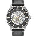 Kenneth Cole Kenneth Cole Automatic KCWGX0057902  KCWGX0057902 механические мужские часы  черный циферблат, браслет кожаный — вид спереди