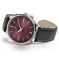Hamilton Hamilton Thinline Auto H38525771 мужские часы бордовый циферблат на запястье