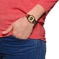 Casio Casio Vintage LA680WGA-9B, vintage япония женские часы на браслете сталь с ip покрытием боковой вид
