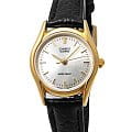 Casio Casio Collection LTP-1154PQ-7A  LTP-1154Q-7A кварцевые женские часы шампань циферблат, браслет кожаный — вид спереди