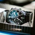 Casio Casio Edifice ECB-2200RC-1A3 кварцевые мужские часы часы крупный план черный циферблата