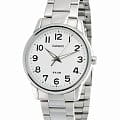 Casio Casio LTP-1303D-7B  LTP-1303D-7B автокварц (кинетик) женские часы белый циферблат, браслет нержавеющая сталь — вид спереди