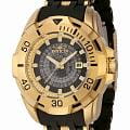 Invicta Invicta Sea Spider IN44129  IN44129 кварцевые мужские часы цветной циферблат, браслет полиуретан + нержавеющая сталь с ip покрытием — вид спереди